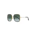 Jimmy Choo Eyewear Jayla square-frame sunglasses - Gold