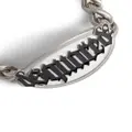 Dsquared2 logo-engraved chain bracelet - Silver