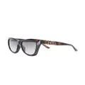 Jimmy Choo Eyewear Rikki cat-eye sunglasses - Brown