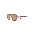 Persol pilot-frame sunglasses - Brown