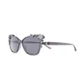 Jimmy Choo Eyewear cat-eye tinted sunglasses - Grey