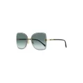 Jimmy Choo Eyewear Leti square-frame sunglasses - Brown