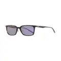 MCM 714SA rectangle-frame tortoiseshell-effect sunglasses - Brown