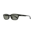 Longines rectangle-frame sunglasses - Black