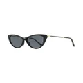 Jimmy Choo Eyewear Val cat-eye frame sunglasses - Black