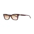MCM 712S butterfly-frame tinted sunglasses - Red