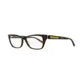 Swarovski 5468 tortoiseshell square-frame glasses - Brown