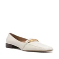 TOM FORD Whitney leather loafers - White