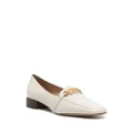 TOM FORD Whitney leather loafers - White