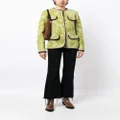 ETRO Classic button-up tweed jacket - Green
