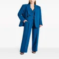 Shona Joy Irena mid-rise tailored trousers - Blue