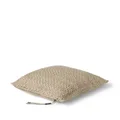 Brunello Cucinelli crochet-knit square-shape cushion - Neutrals
