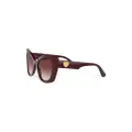 Dolce & Gabbana Eyewear DG Devotion butterfly-frame sunglasses - Red