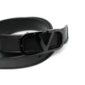 Valentino Garavani VLogo Type buckled belt - Black