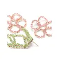Rosantica floral drop earrings - Green