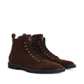 Giuseppe Zanotti lace-up suede ankle boots - Brown