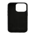 Karl Lagerfeld embossed-logo iPhone 14 Pro case - Black