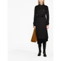 Herno belted cotton trench coat - Black