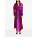 Forte Forte gradient-effect silk dress - Purple