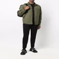 Emporio Armani quilted shirt jacket - Green