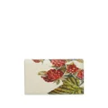 Ferragamo Gancini fruit-print wallet - White