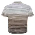 Missoni Slub-pattern piqué polo shirt - Brown