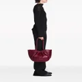 Proenza Schouler ruched leather tote bag - Red
