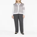Thom Browne 4-Bar check-pattern cotton cardigan - Neutrals