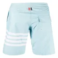 Thom Browne 4-Bar board shorts - Blue