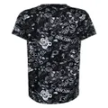 Moschino sketch-print longline cotton T-shirt - Black
