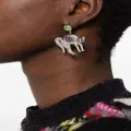 Marni cat-shaped earrings - Silver