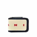 Marni intarsia-knit logo wallet - Neutrals