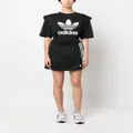 adidas cap-sleeve logo-print T-shirt - Black