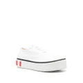 Marni logo-embossed flatform sneakers - White