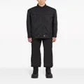 Ferragamo Gancini-plaque hooded jacket - Black