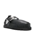 Toga Pulla 70mm platform heel ballerina shoes - Black