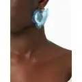 Nina Ricci Cushion Heart earrings - Blue
