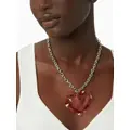 Nina Ricci Cushion Heart pendant necklace - Pink