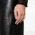 Dolce & Gabbana rhinestone-embellished open ring - Gold