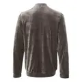 Hanro zip-up velvet sweatshirt - Grey