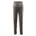 Hanro drawstring velvet tapered trousers - Grey