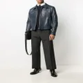 TOM FORD zip-pocket leather jacket - Blue
