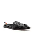 Thom Browne Kilt Varsity leather penny loafers - Black