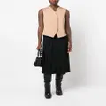 Giorgio Armani concealed-fastening silk waistcoat - Neutrals