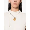 Jil Sander medallion-pendant necklace - Gold