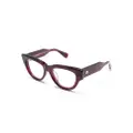 Valentino Eyewear V-Essential III cat-eye glasses - Purple