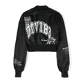 Dolce & Gabbana DGVIB3 logo-print bomber jacket - Black