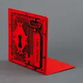 Fornasetti Libri Proibiti bookends - Red