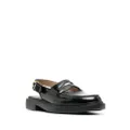 Thom Browne slingback leather penny loafers - Black