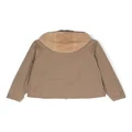Brunello Cucinelli Kids fleece-lining padded jacket - Brown